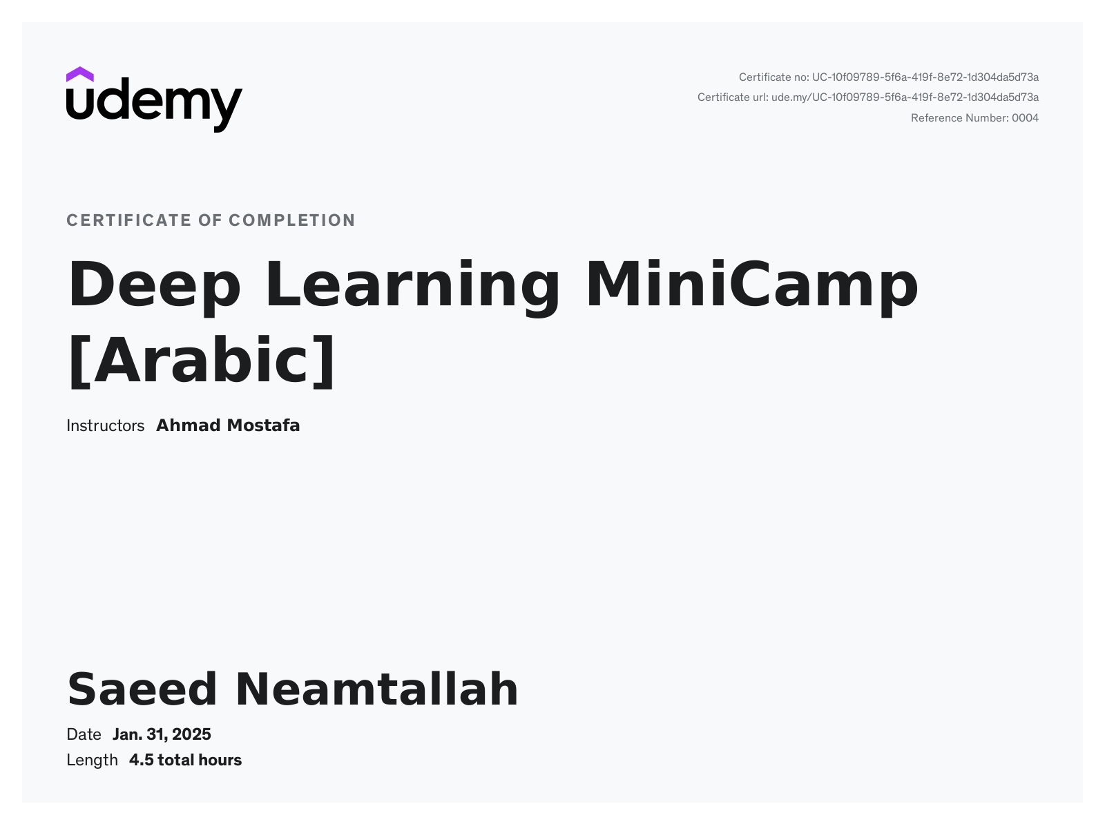 Deep Learning MiniCamp